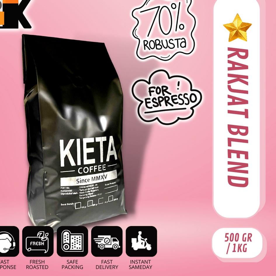 

☻ Biji Kopi Rakjat Espresso Blend 1kg ♚