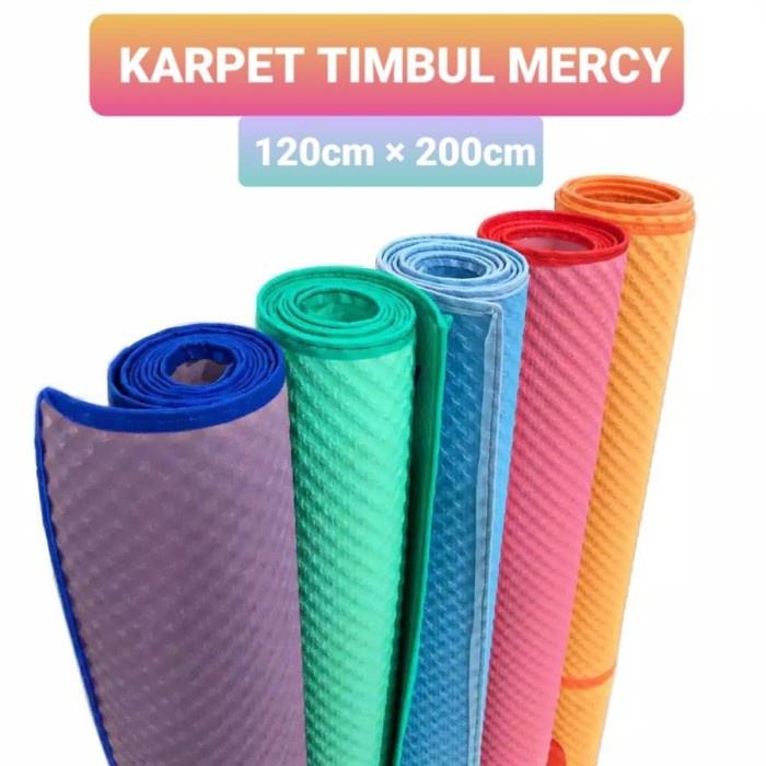 Karpet Timbul Bintik Polos 120cm x 200cm