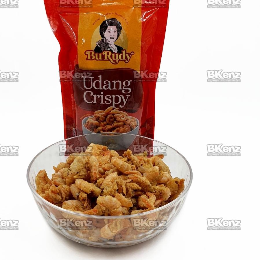 

✦ Bu Rudy Udang Goreng Kering Crispy Kemasan Pouch ♦