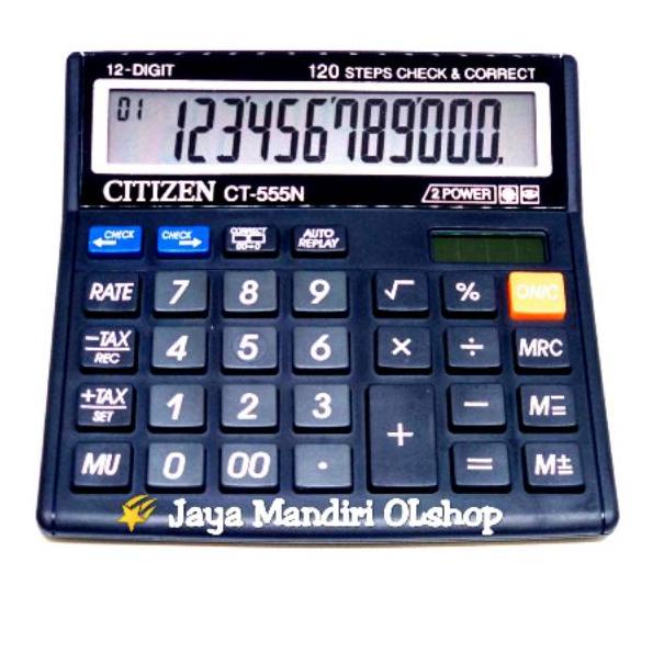 

Menarik.. Kalkulator Citizen CT555N / CT 555 N / Tax Calculator / Mark Up Calculation 71