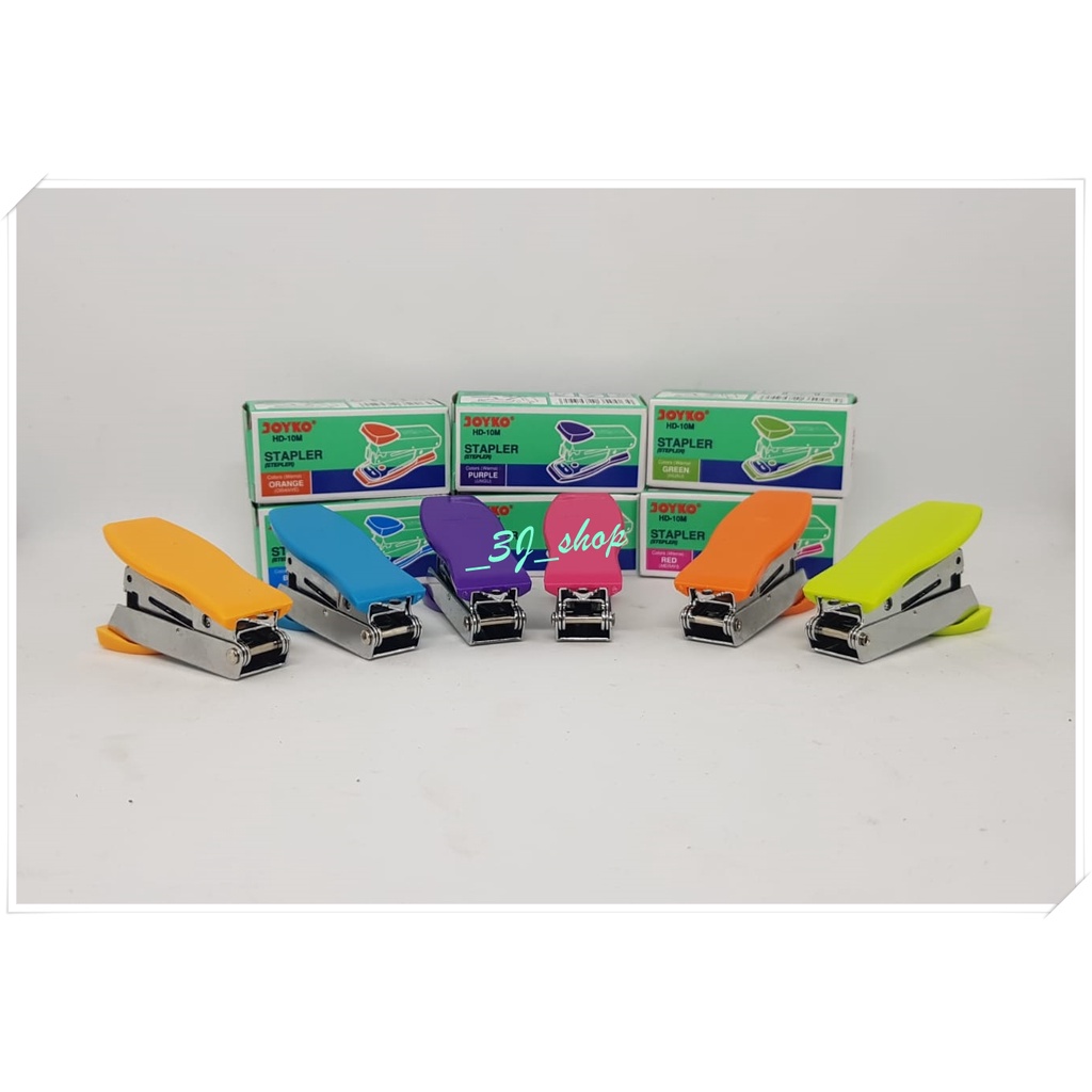 

0883.staples hd10m/Joyko Stapler HD-10M / Stepler Hekter Warna Kecil Mini Lucu Murah Berkualitas