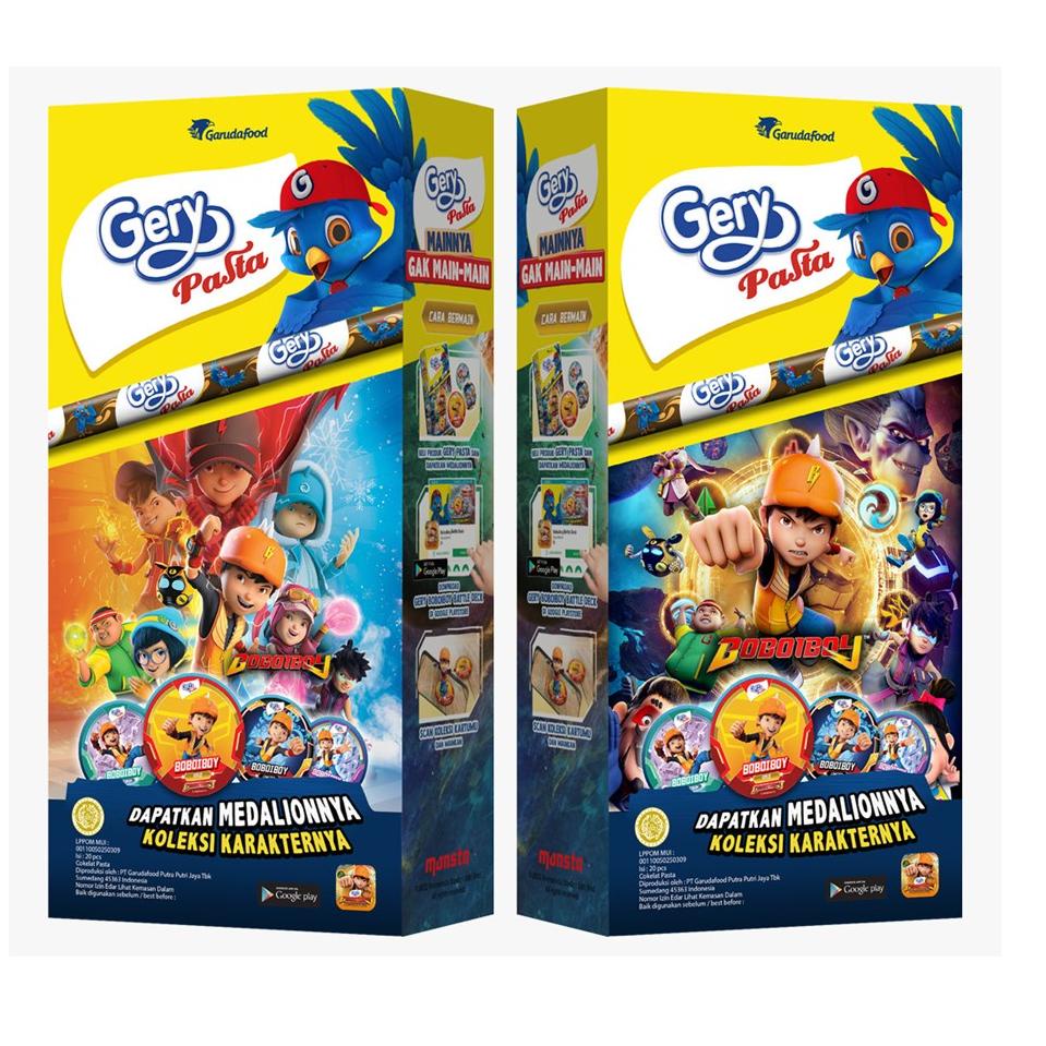 

F24 Gery Pasta Cokelat boboiboy 7g x 20 (1 Box) WOW BANGET ィ