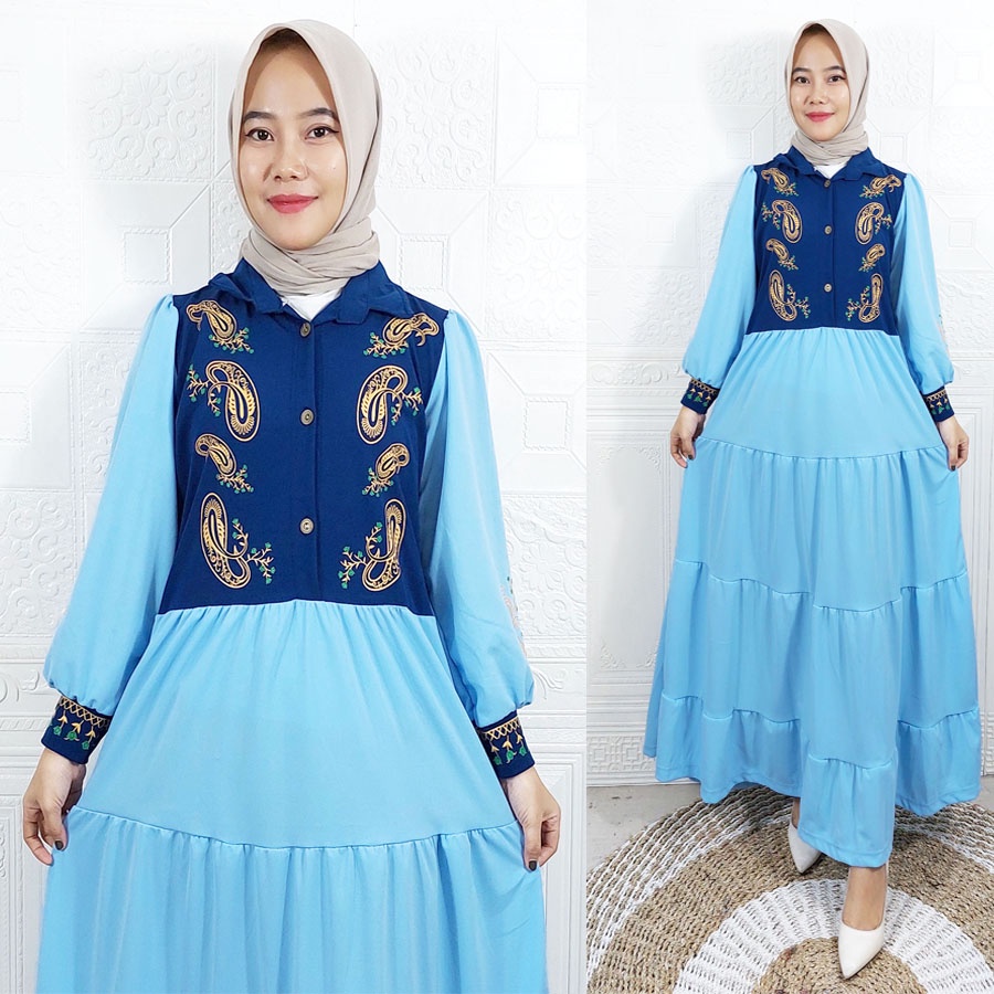 SYARINI DRESS MEWAH CERUTY CANTIK CARLINA