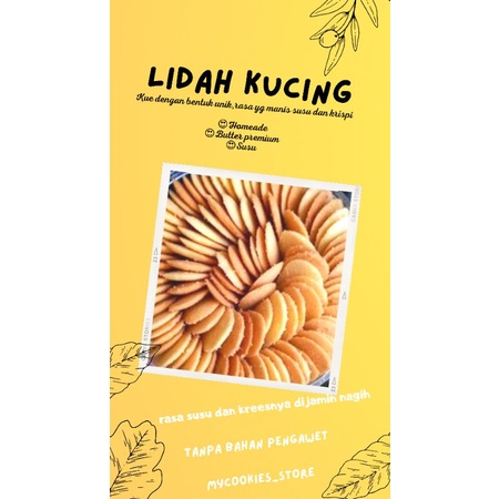 

KUE KERING LIDAH KUCING KUE LEBARAN