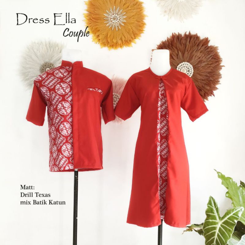 DRESS NATAL/DRESS ELLA/DRESS COUPLE FAMILY/DRESS ANAK DAN DEWASA/DRESS BATIK/KEMEJA BATIK