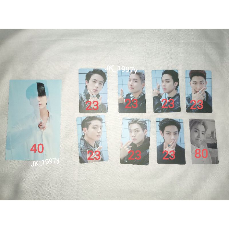 OFFICIAL PhotoCard PostCard BTS Proof Standard Ver.