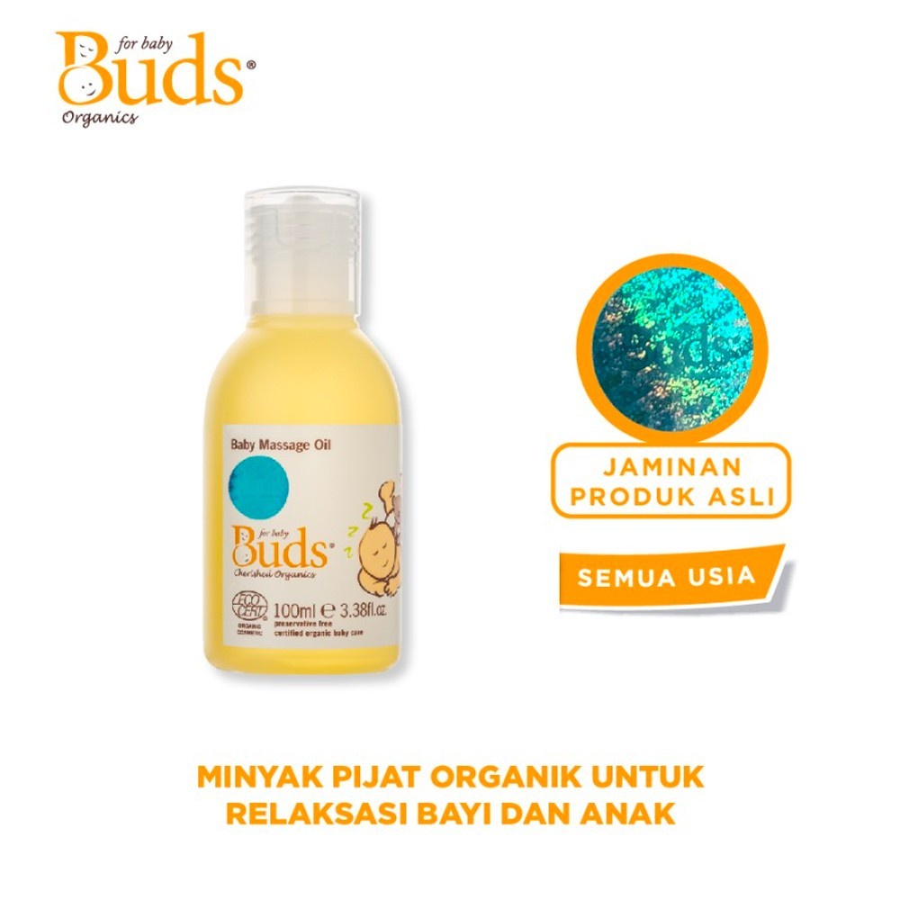 Buds Organics Minyak Pijat Baby Massage Oil - 100 ml