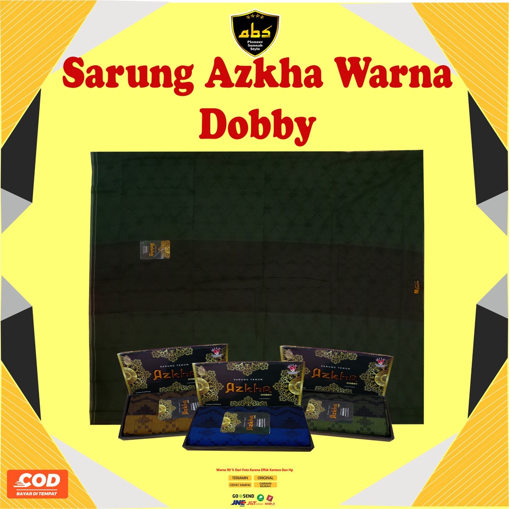 Sarung Series Azkha Dobby Sarung Tenun Signature Calour Series Abu Sulthan