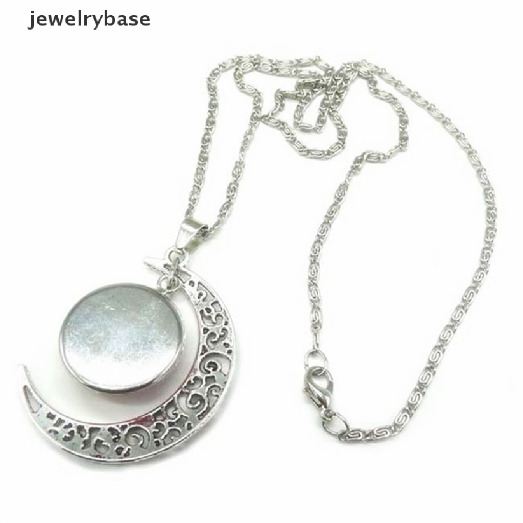 [jewelrybase] Bercahaya12 Rasi Bintang Kalung Tanda Zodiak Perhiasan Bulan Sabit Liontin Glow In The Dark Necklace Boutique