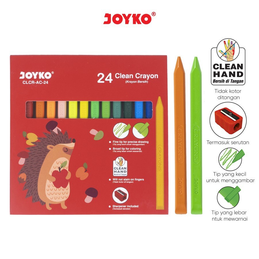 

JOYKO CLEAR CRAYON CLCR-AC-24 [ SET ]