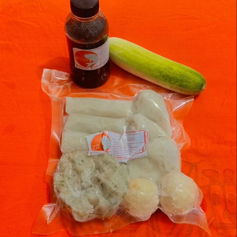 

Paket Pempek Kemasan Campur, Telor 3pcs, Lenjer 3pcs, Adaan 2pcs, Kulit 2pcs-Rebus