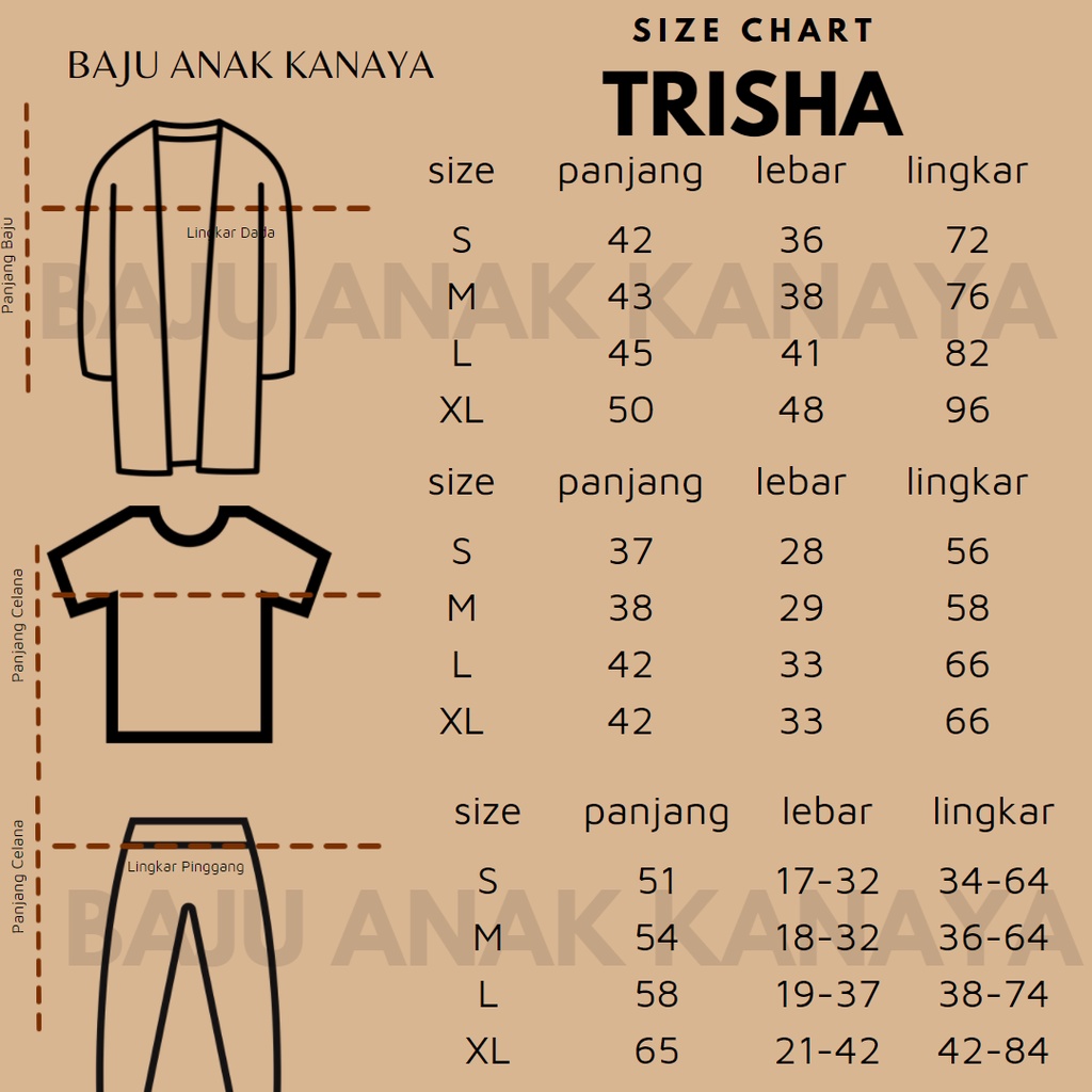 3-6TH SETELAN ANAK TRISHA ONESET OUTER ANAK PEREMPUAN