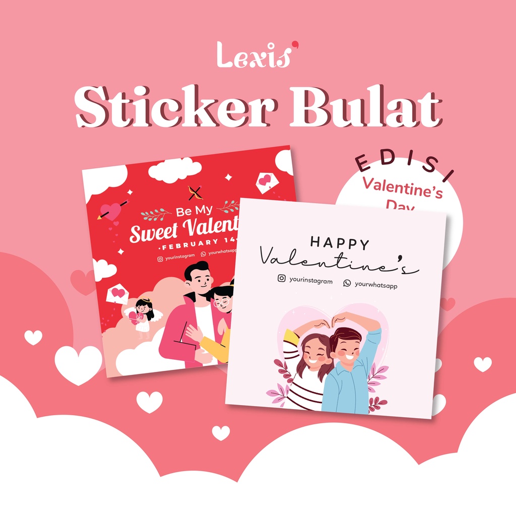 

Sticker VINYL/CHROMO Kotak Edisi Valentine Cinta Hari Kasih Sayang 2022 Gambar Logo Cetak Label Stiker Makanan Toples Botol Kemasan Valentine Day Hari Kasih Sayang 2023