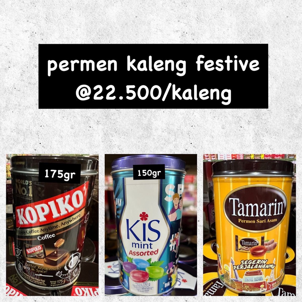 

Permen kaleng kopiko / tamarin/ kiss