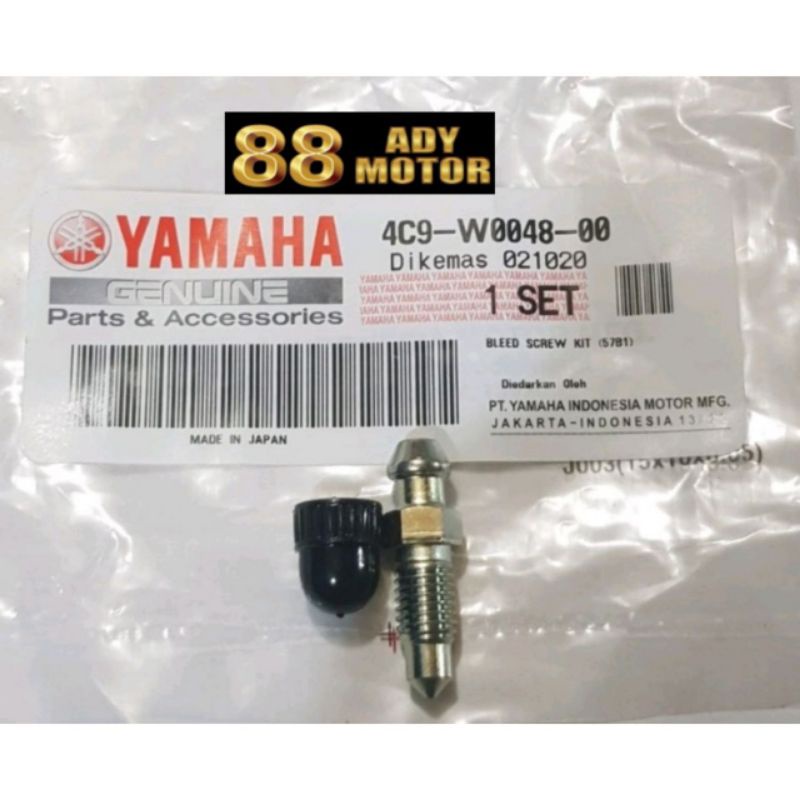 Baut Nepel Pembuangan Stelan Angin Rem Kaliper Depan Rx King, Mio, Jupiter Z, F1ZR, Vixion, Mx YGP Y