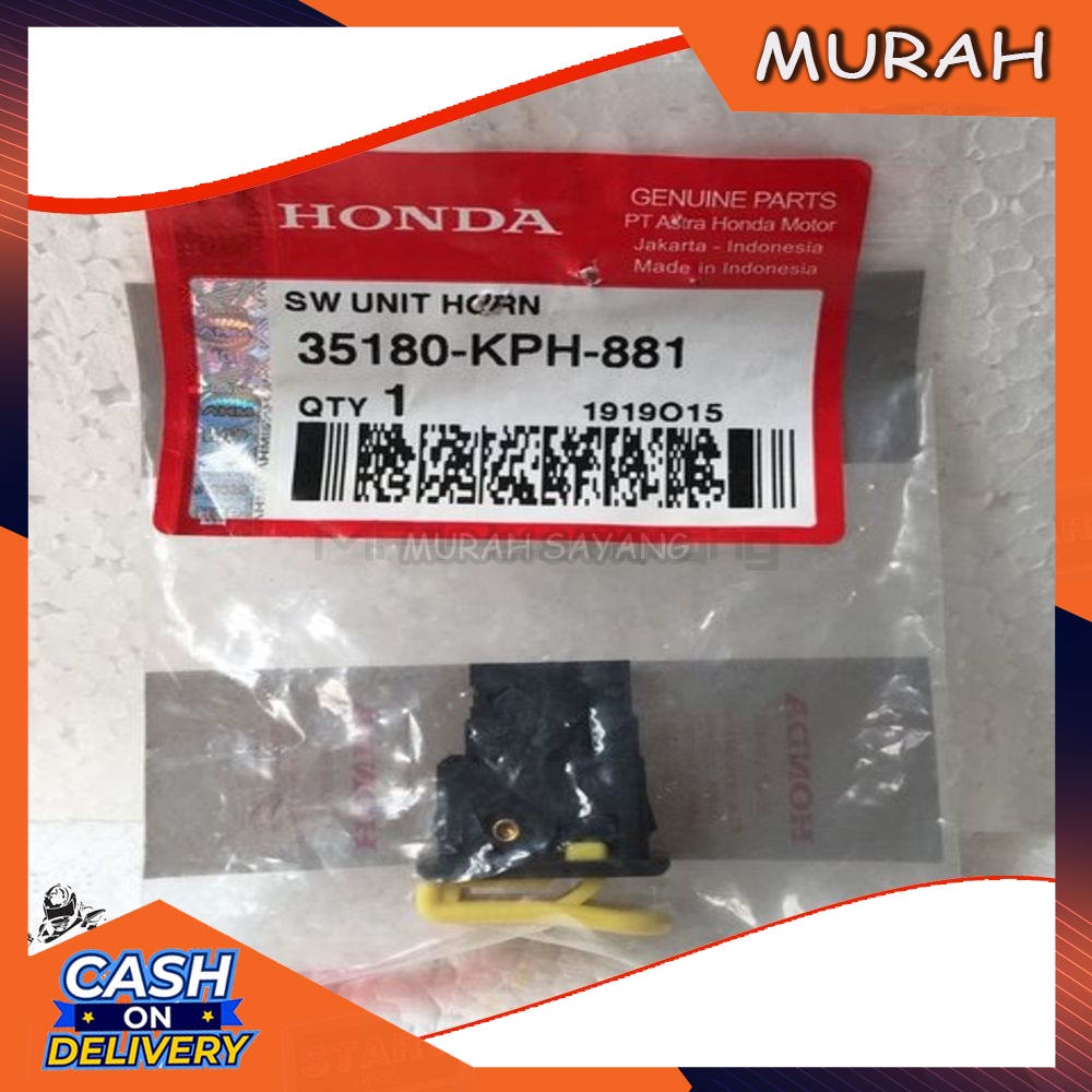 TOMBOL KLAKSON HONDA KARISMA SUPRA X 125 SUPRA FIT NEW VARIO ORIGINAL - Mph002135