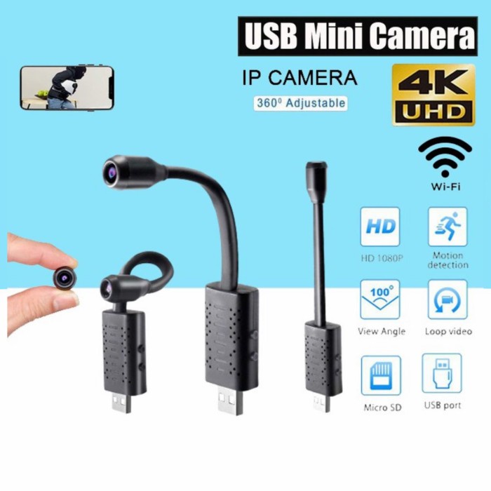 Terlaris Spy Cam Kamera Usb Smart Mini Wifi Ip Cam