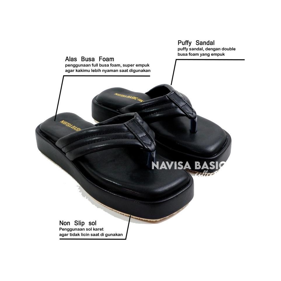 Booming Sandal Wanita Sendal Jepit Empuk Winod Pluvia Delisha Sarasara Faradela