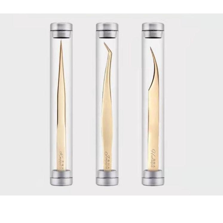 ➨ HEMOLA GOLD PINSET EYELASH EXTENSION GOOD QUALITY RAPAT DAN TAJAM ▲