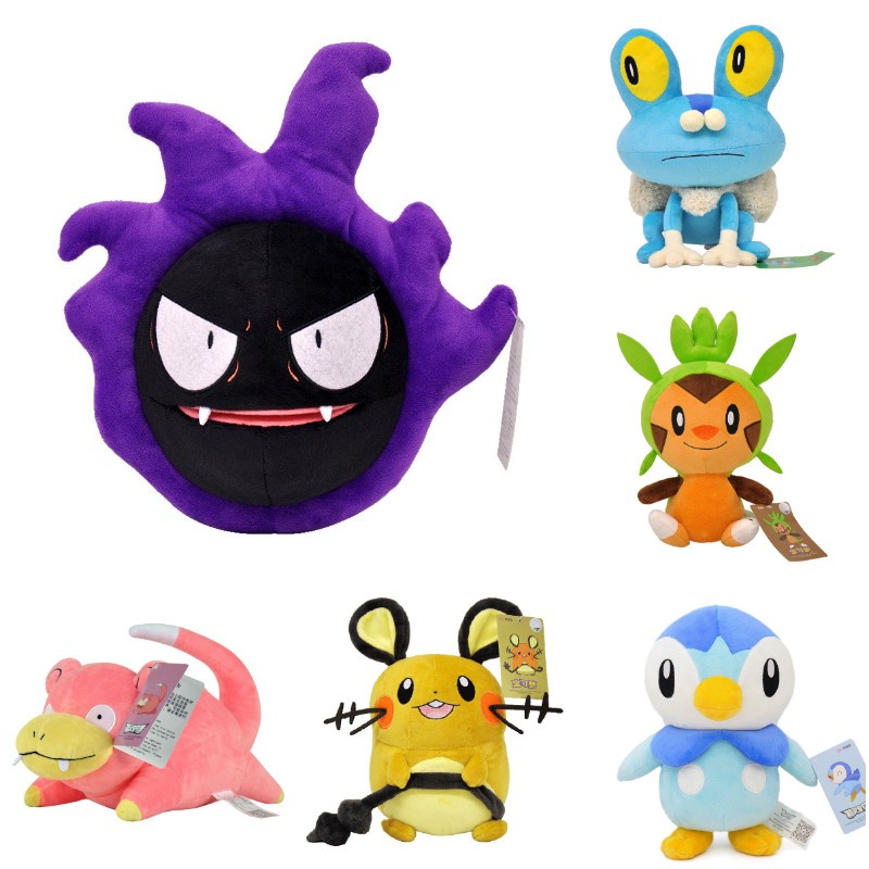Kualitas Tinggi Dedenne Gastly Rowlet Piplup Mainan Mewah Xmas Stuffed Dolls