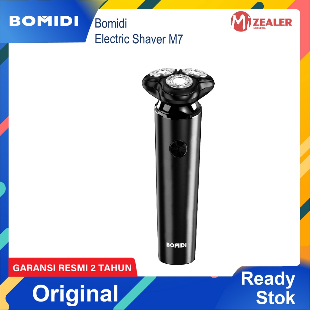 BOMIDI M7 Alat Cukur Rambut Elektrik Shaver Listrik Hitam Electric Razor Men