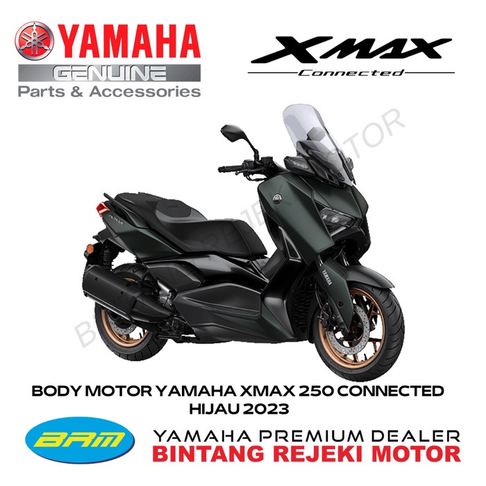 YAMAHA BODY MOTOR YAMAHA XMAX 250 CONNECTED HIJAU 2023