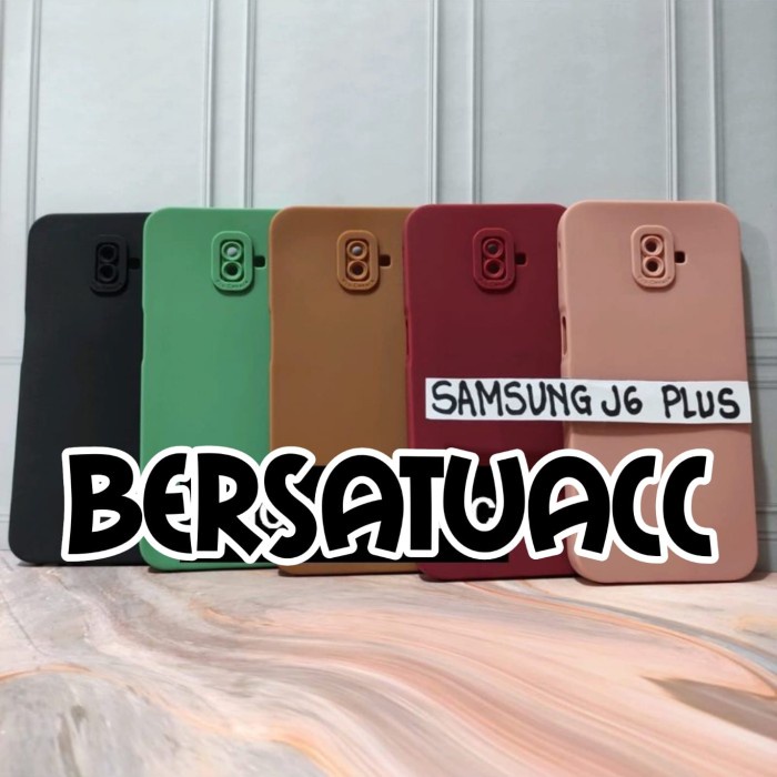Soft Case Pro Camera  Silikon SAMSUNG J6 PLUS Casing Hp