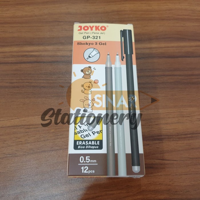 

BISA COD Pulpen gp 321 shokyo gel joyko 0.5 hitam 1pak isi 12pc