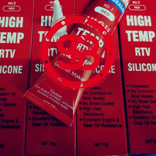 

BRANDS FESTIVAL Lem Threebond SUPER SEALER No.2 HIGH Temp RTV Silicone Red Merah 75gr / 75 GR !!