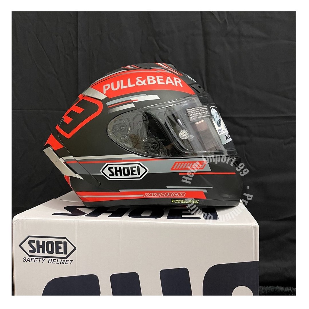 SHOEI X14 XSPIRIT BLACK CONCEPT CLONE 1:1 FULLFACE