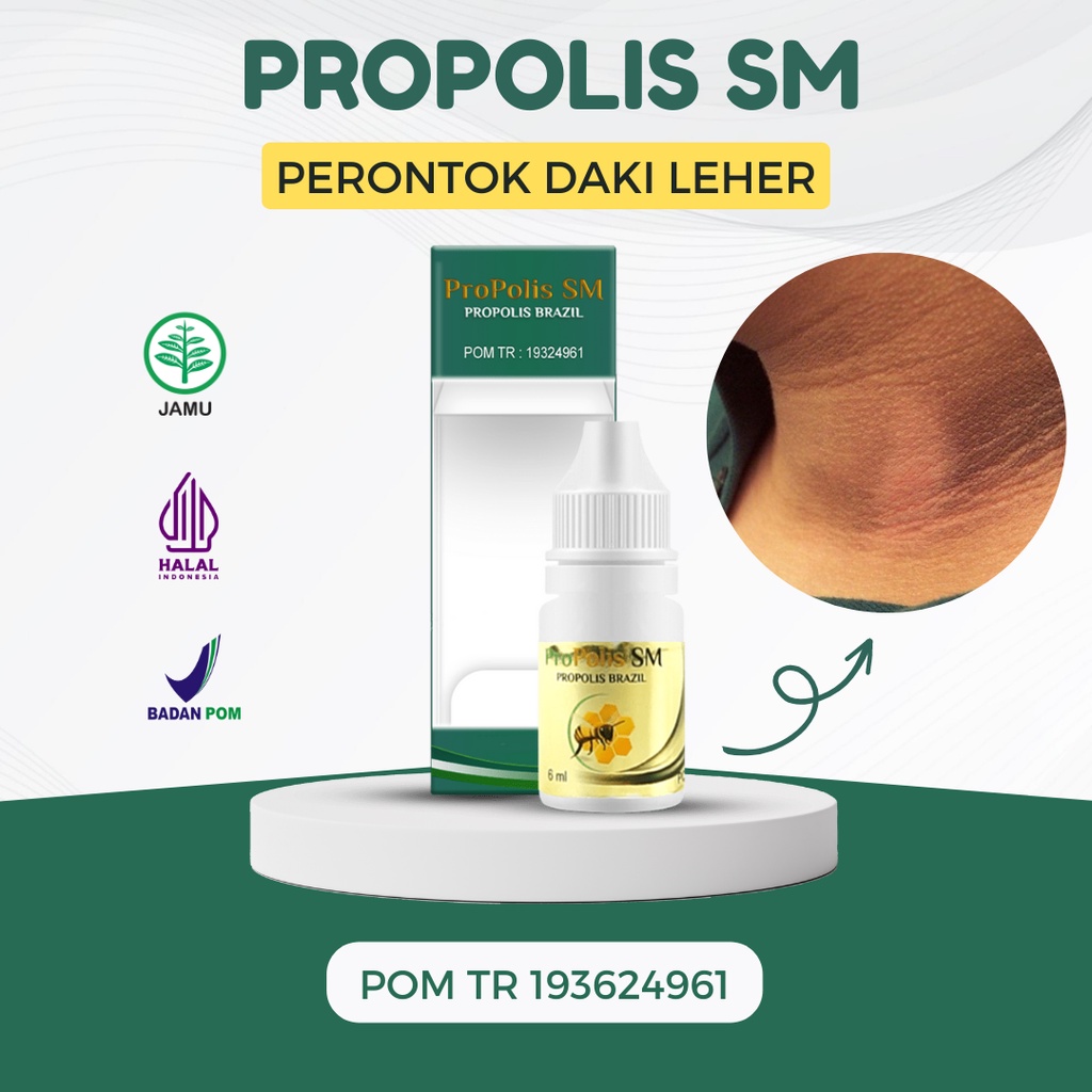 Perontok Daki di Leher Memutihkan Leher Hitam Burik Dekil PROPOLIS SM