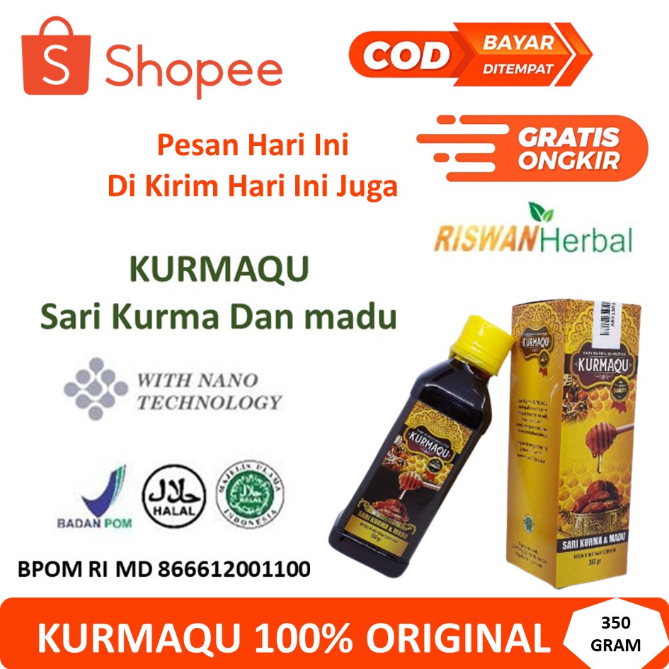 Obat Herbal Insomnia Susah / Sulit Tidur Aman Untuk Anak Dan Dewasa Alami KurmaQu Sari Kurma Dan Mad