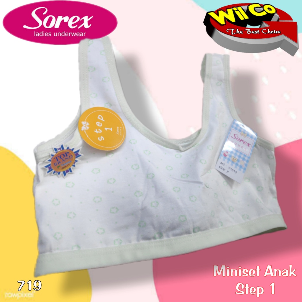 K719 - [Harga Per 1 Pcs] MINISET ANAK WANITA PAKAIAN DALAM ANAK SOREX STEP 1 FREE SIZE