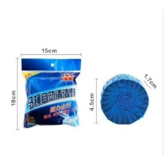 TABLET BIRU PEMBERSIH PENYEGAR PEWANGI TOILET WC KLOSET BUKAN BAGUS SIBIRU 1 PCS 50g Si Biru