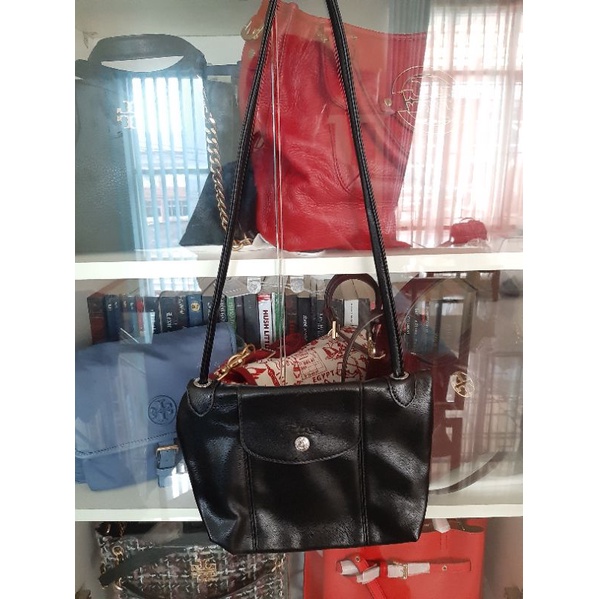 Tas LC mini cuir sling pliage