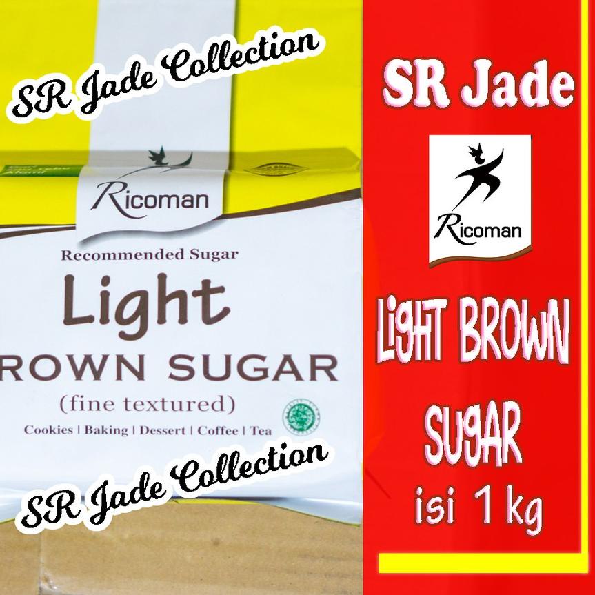

Diskon |KJ5|Ricoman Light Brown Sugar 1Kg Gula