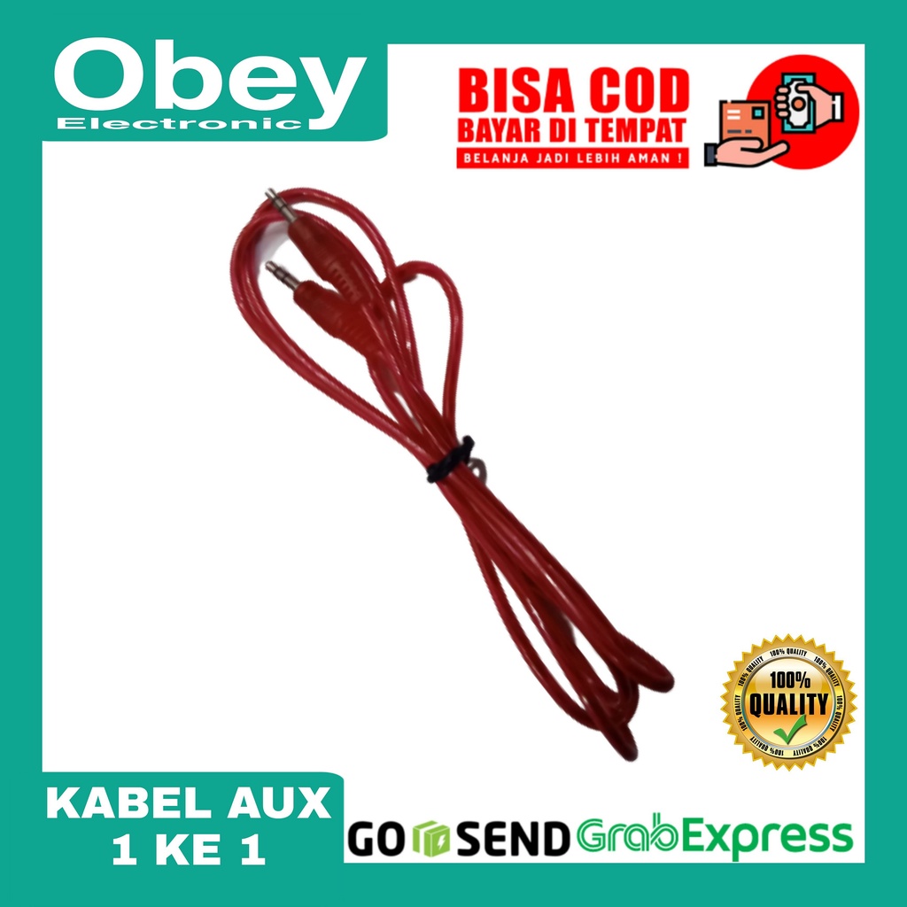 Kabel RCA Aux 1-1 transparan