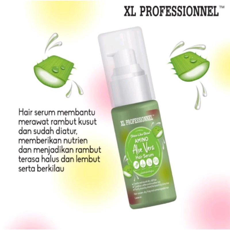 XL PROFESSIONNEL GLASS LIKE GLOW HAIR SERUM 50ML / HAIR SERUM BULU