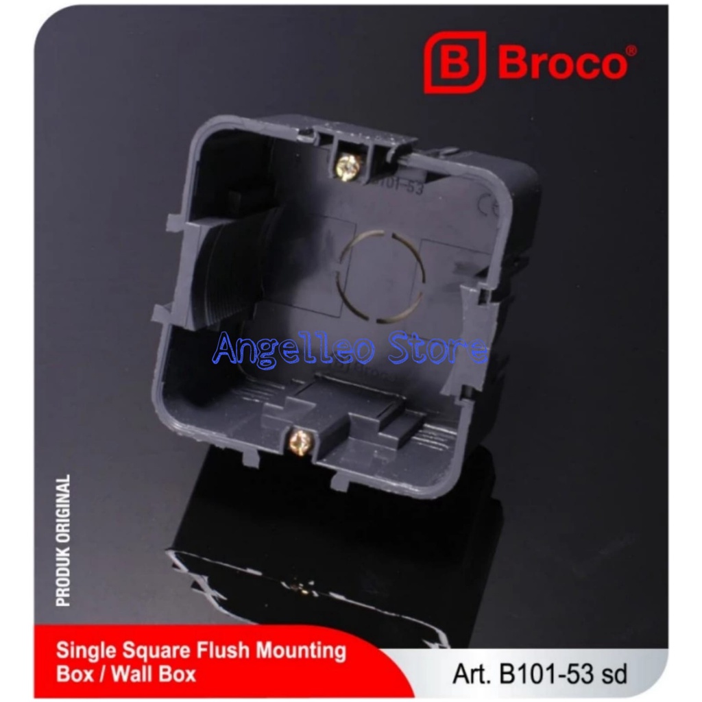 InBow Doos Persegi Broco~Box Inbow Dus Persegi Broco~InBow Dus Persegi Broco~Broco~Hitam~SNI
