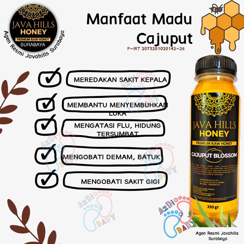 

AZBI BABY ❤️ MADU CAJUPUT 350GRAM MADU UNTUK TULANG JAVAHILLS