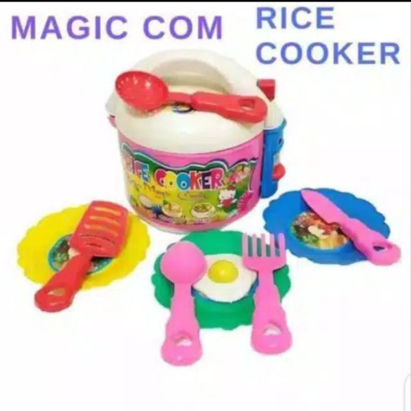 Mainan anak rice cooker magic com perempuan cewek hadiah ultah