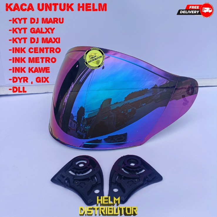 KACA HELM INK CENTRO, KYT DJ MARU GALAXY DLL