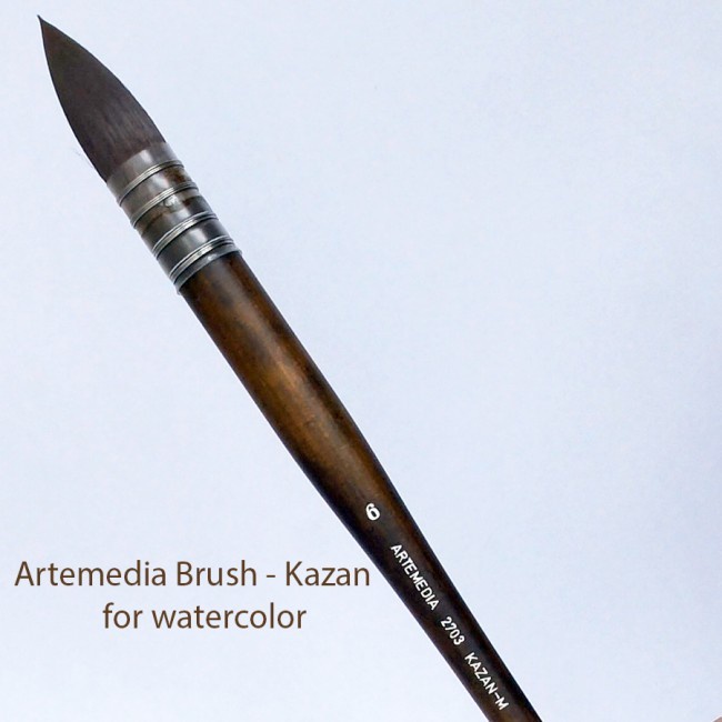 

Arte Kazan Watercolour Brush M 2703 - No.6