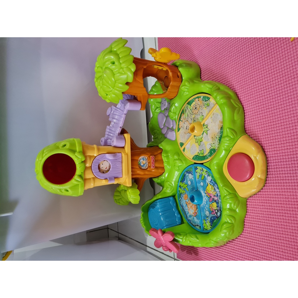 Preloved mainan anak fisher price roll around jungle 2005