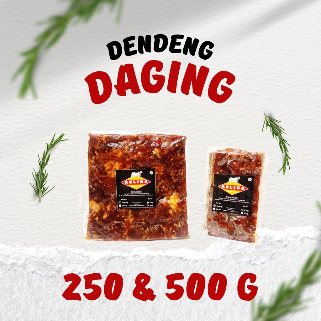 

Dendeng Daging Sapi 250g Dan Dendeng Daging Sapi 500g