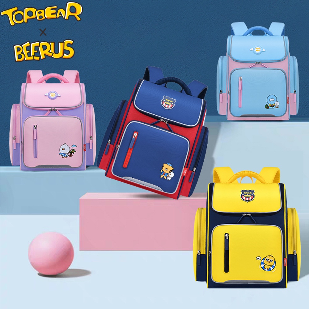 IMURA | Tas Ransel Punggung Impor Sekolah Anak Backpack ImportTOP BEAR x BEERUS OF