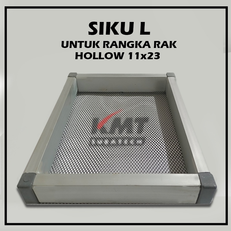 Siku L Pipa Hollow Alumunium Aluminum 11x23 Rak Geser Mesin Tetas Telur