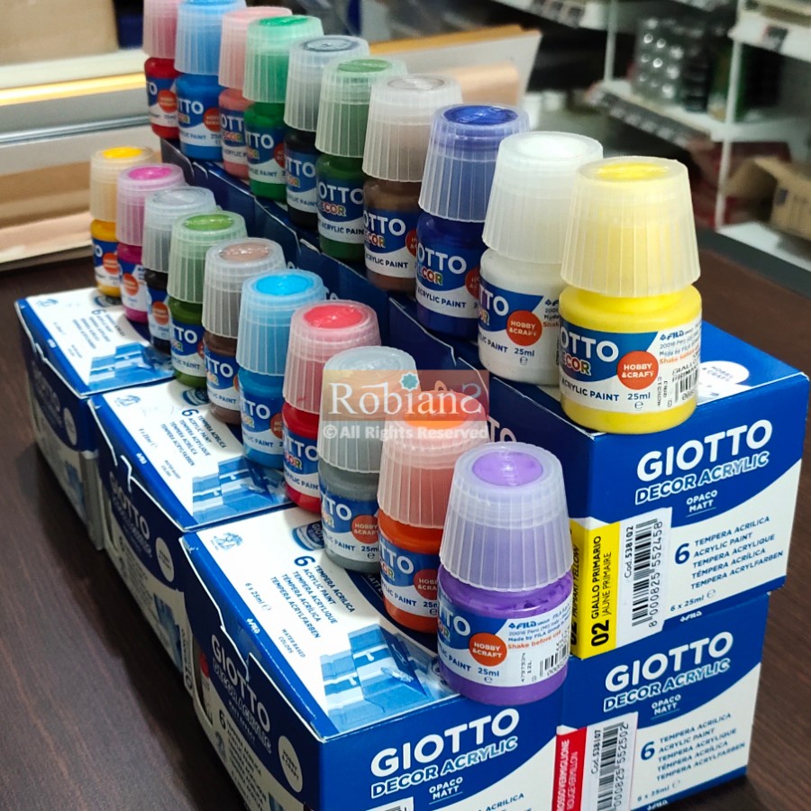 

Giotto Decor Acrylic Matt 12 x 25 Pots