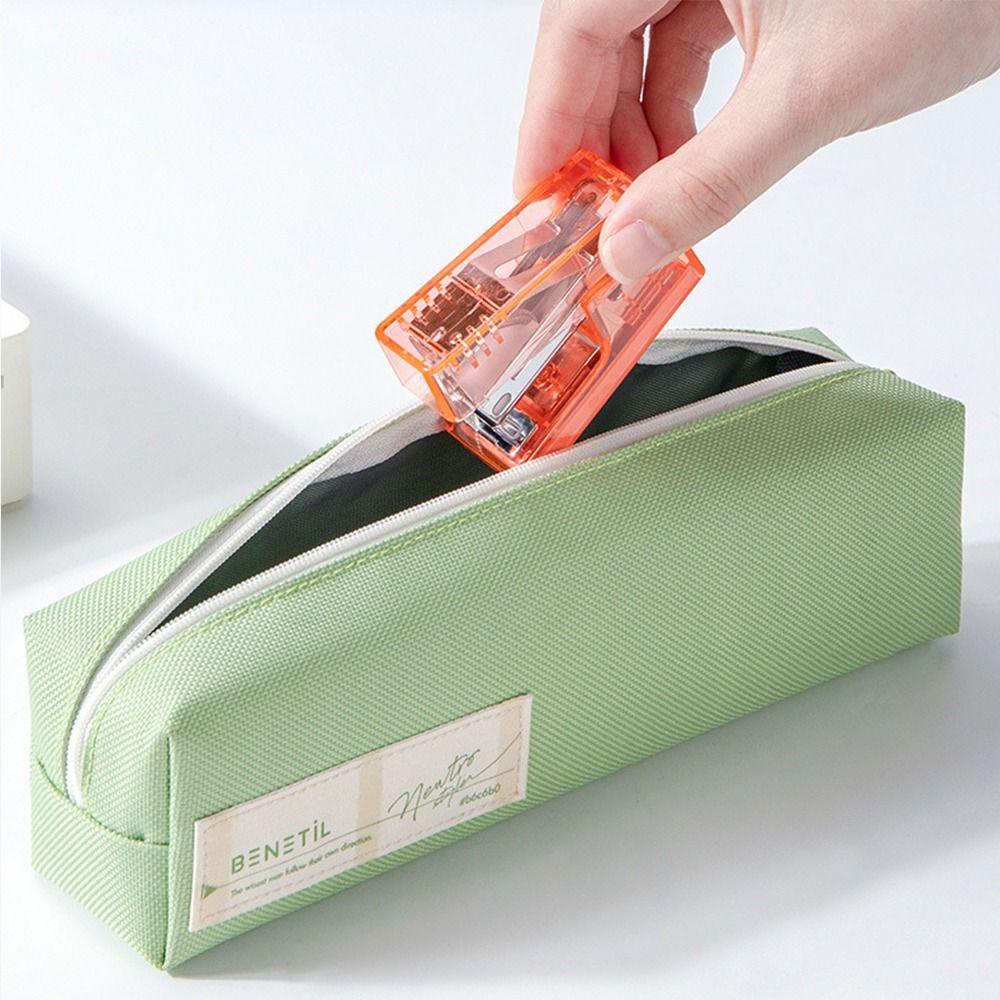 Mxbeauty Mini Stapler Tahan Lama Alat Tulis Siswa Kertas Pengikat Kertas Stapler Kertas Paper Binder Set