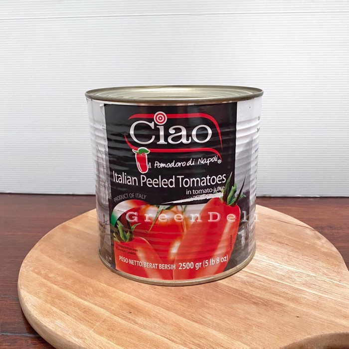 

Italian Peeled Tomatoes / Tomat Kupas Ciao - 2550 Gram